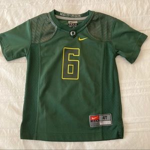 Nike Team Mighty Oregon Ducks #6 Green Jersey